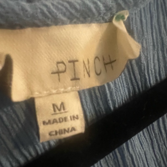 Blue Ruffle Mini Dress - Picture 5 of 6